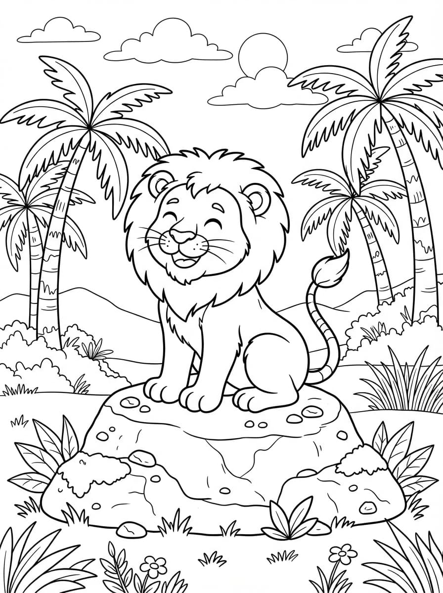 Coloriage Animaux de la Jungle #1 (1)