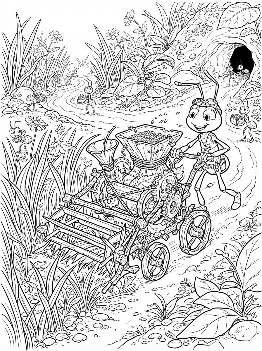 Coloriage Tilt et son invention pour la récolte