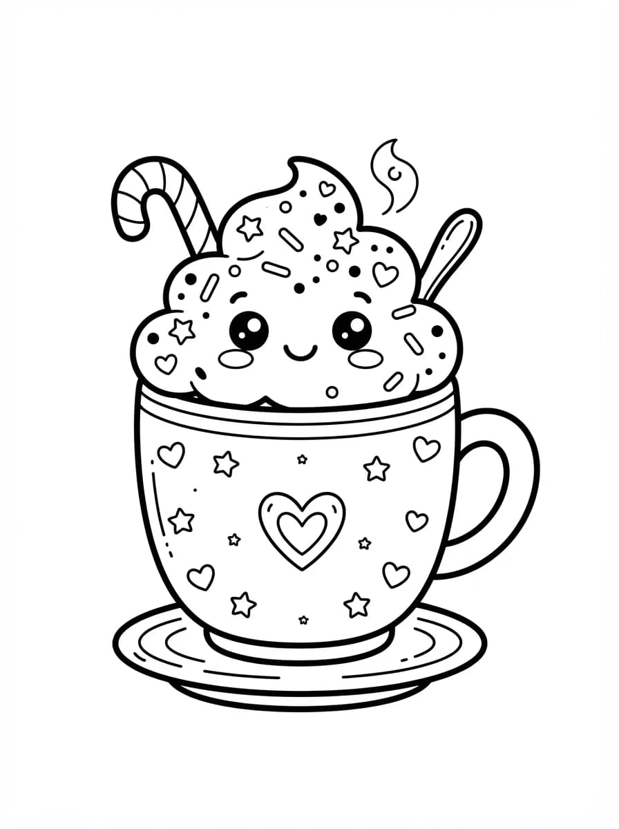 Coloriage Dessin facile mignon