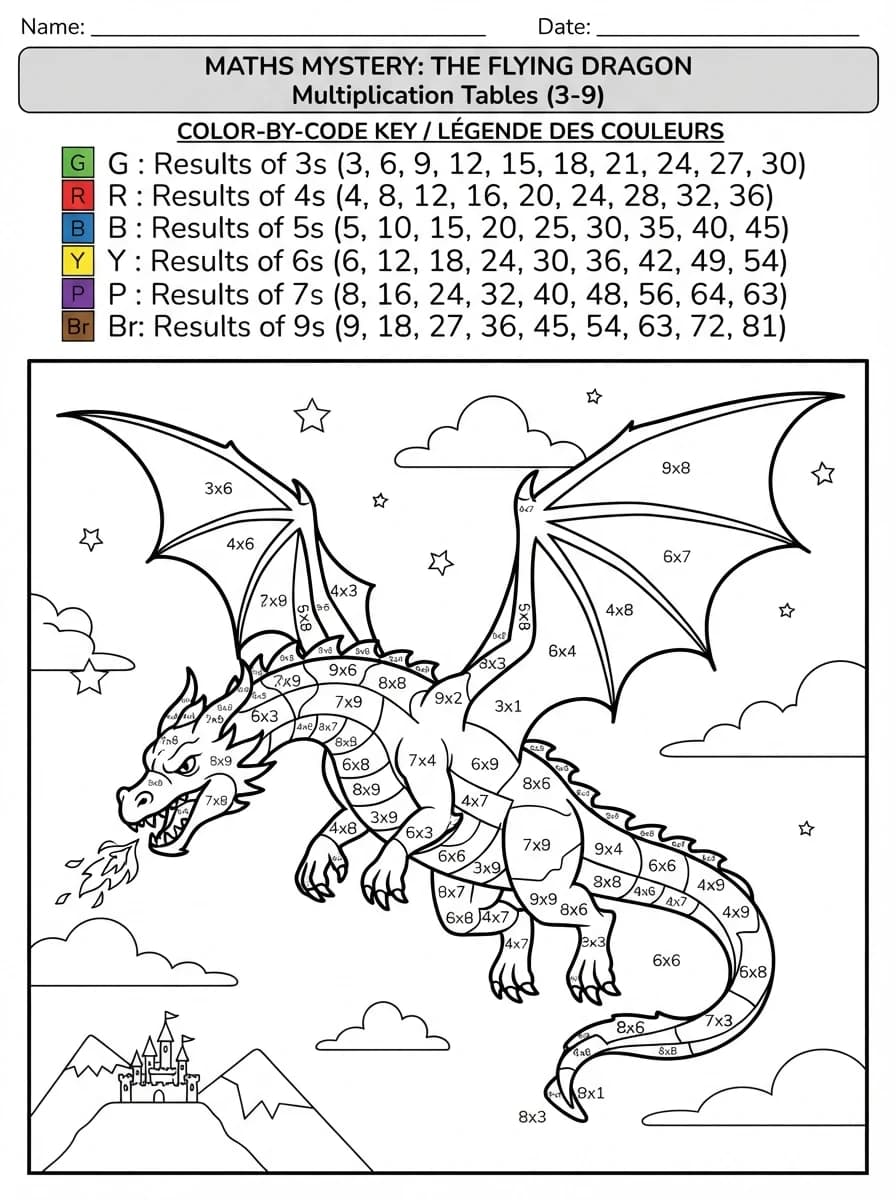 Coloriage Magique CE2