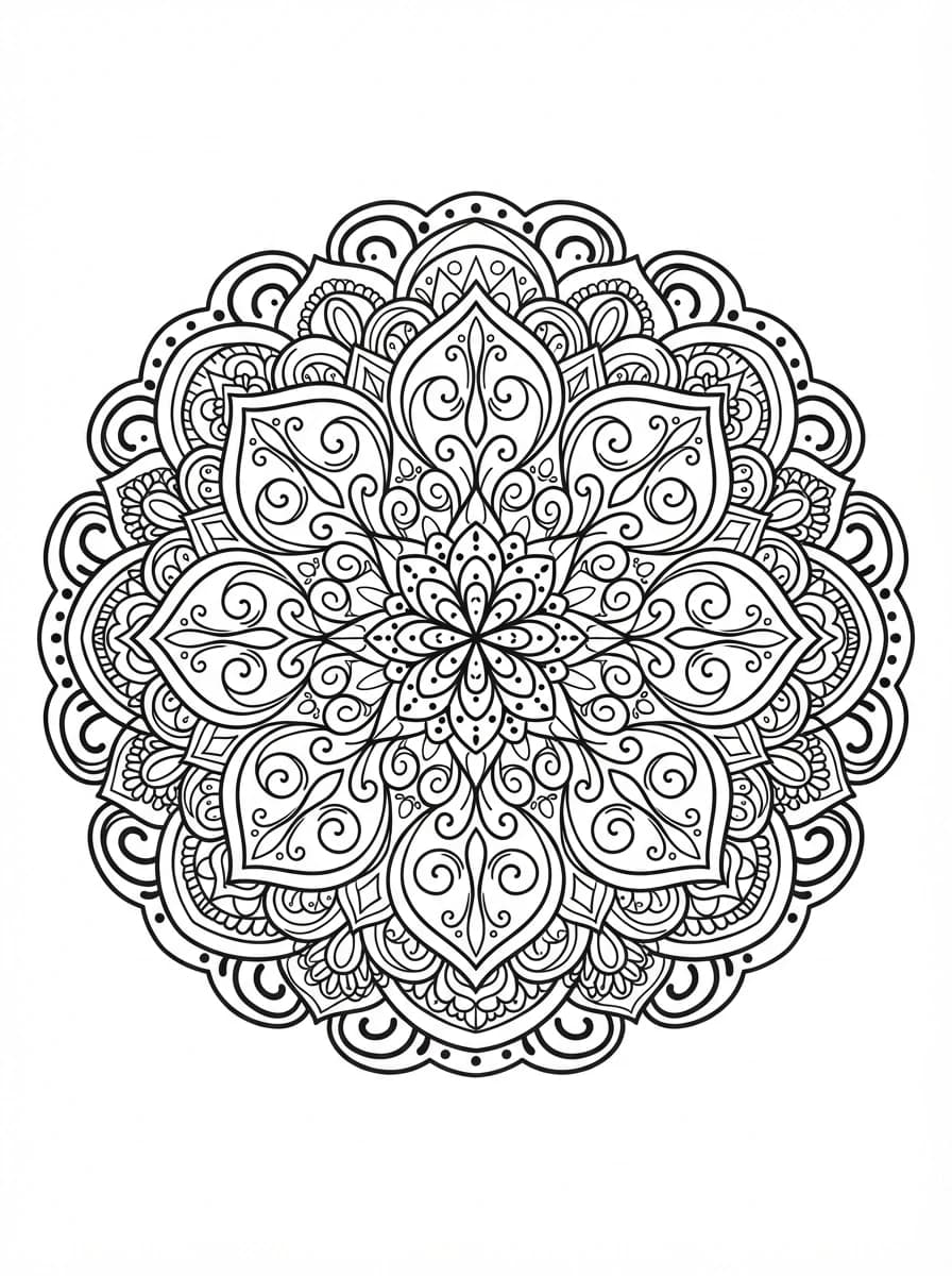 Coloriage Anti stress en Scène #1