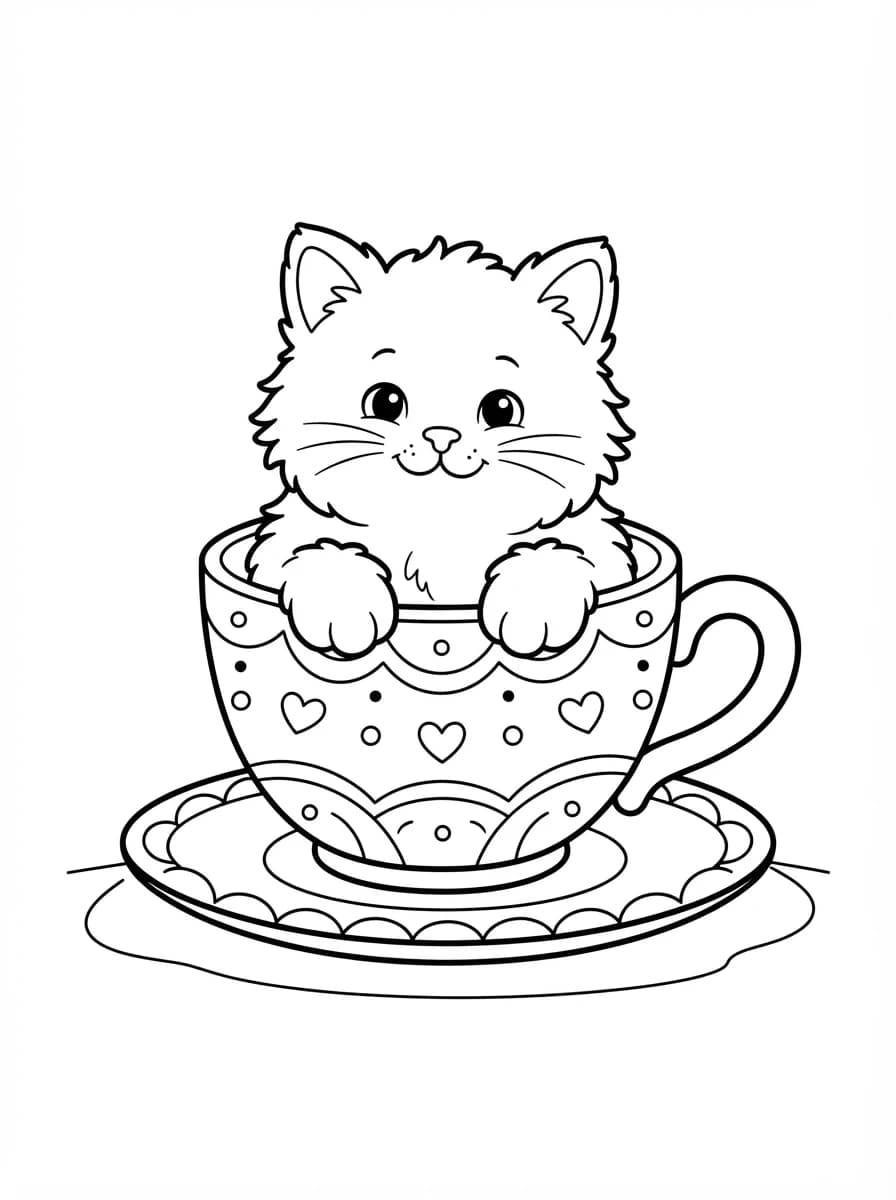 Coloriage Animaux mignon