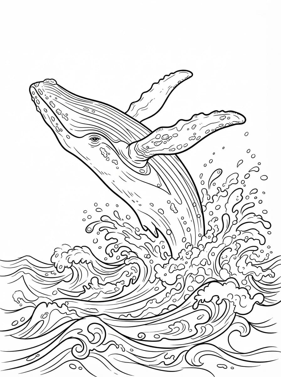 Coloriage Baleine