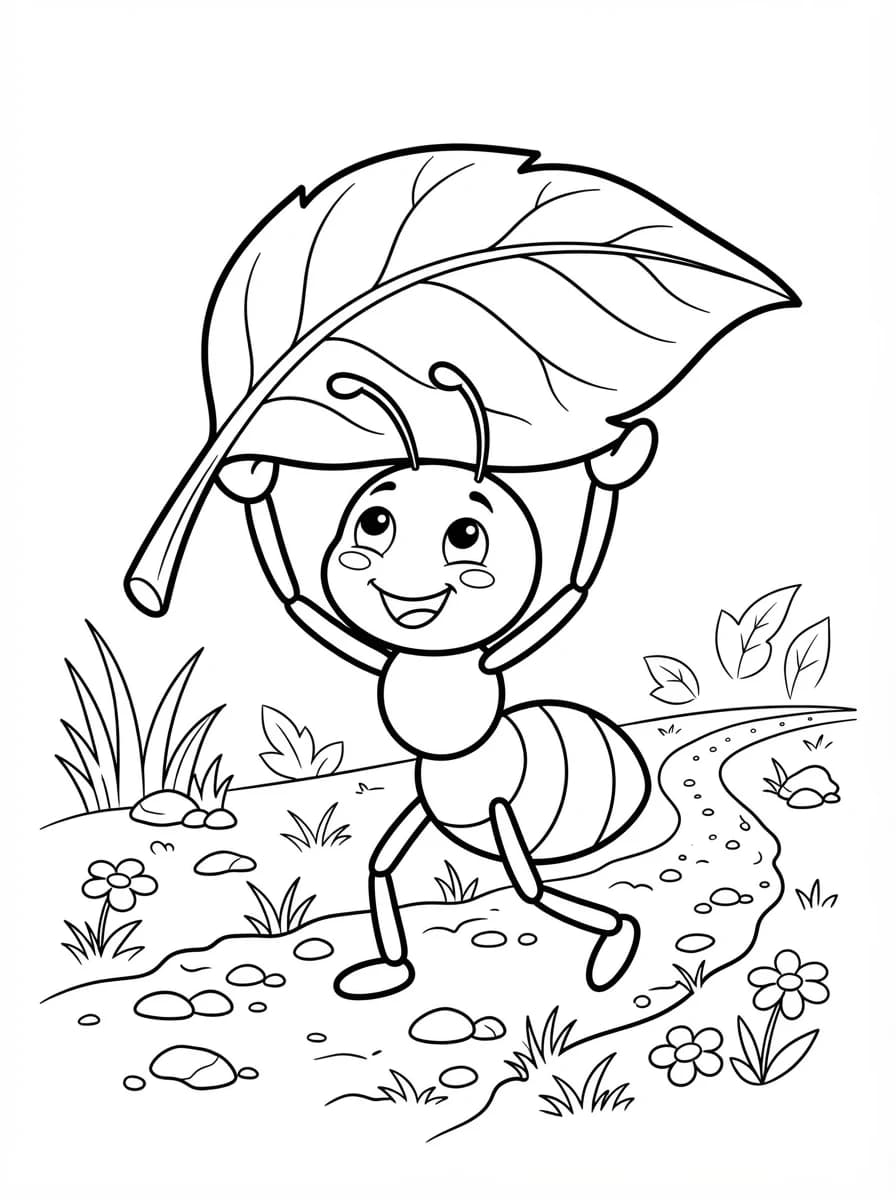 Coloriage Fourmi