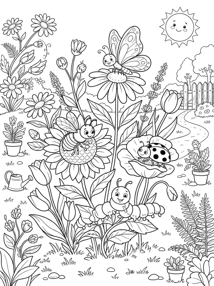 Coloriage Insectes