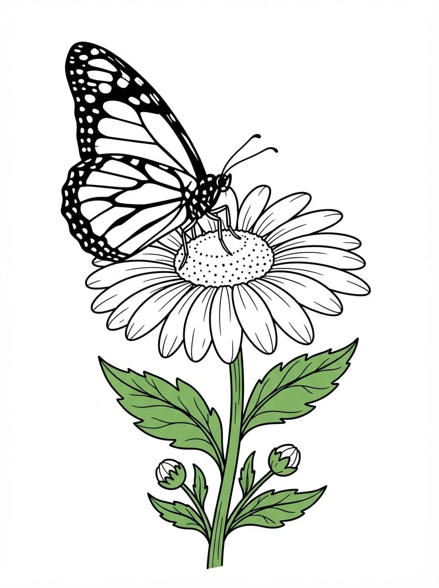 Coloriage Papillon