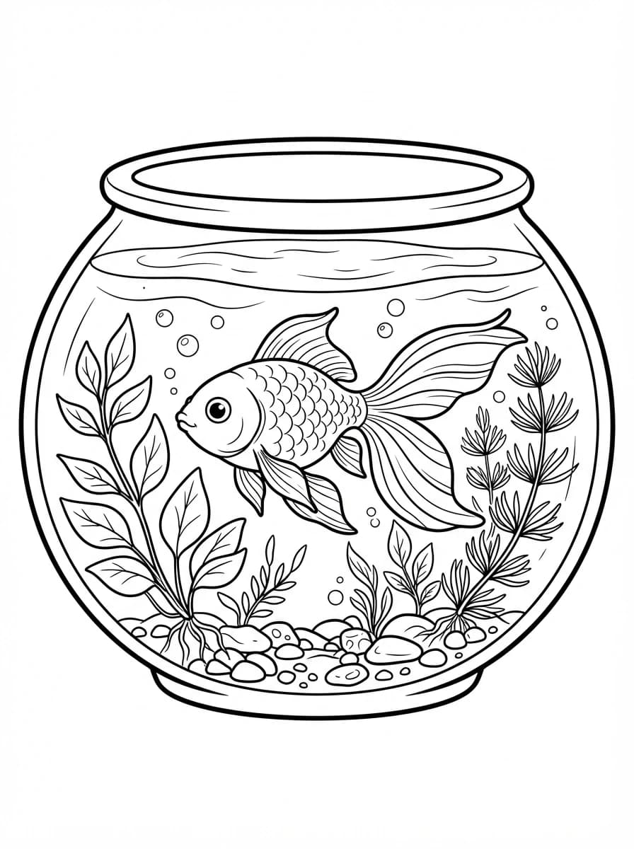 Coloriage Poisson