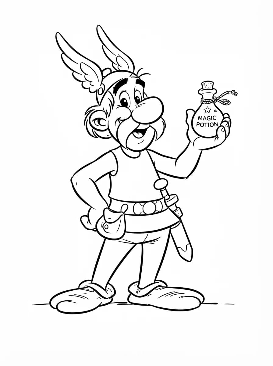 Coloriage Astérix