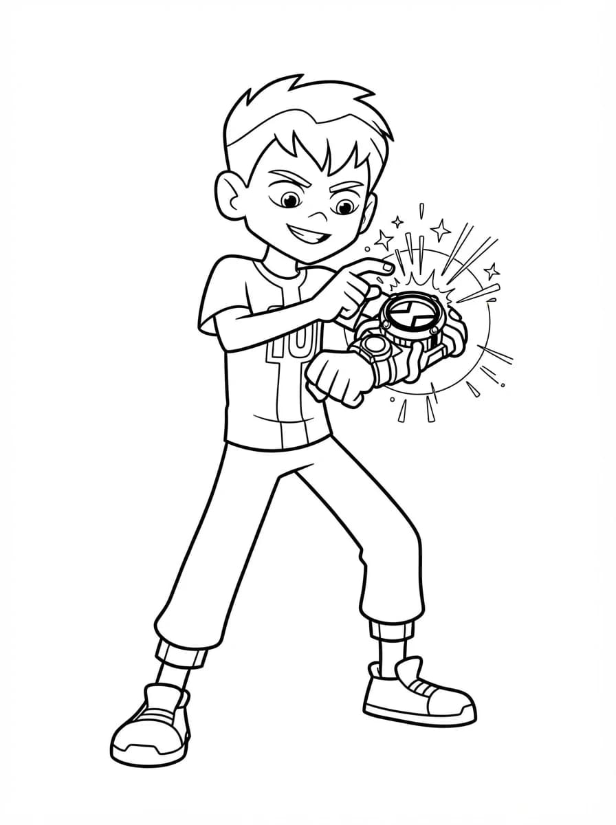 Coloriage Ben 10