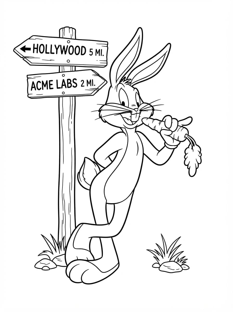 Coloriage Bugs Bunny