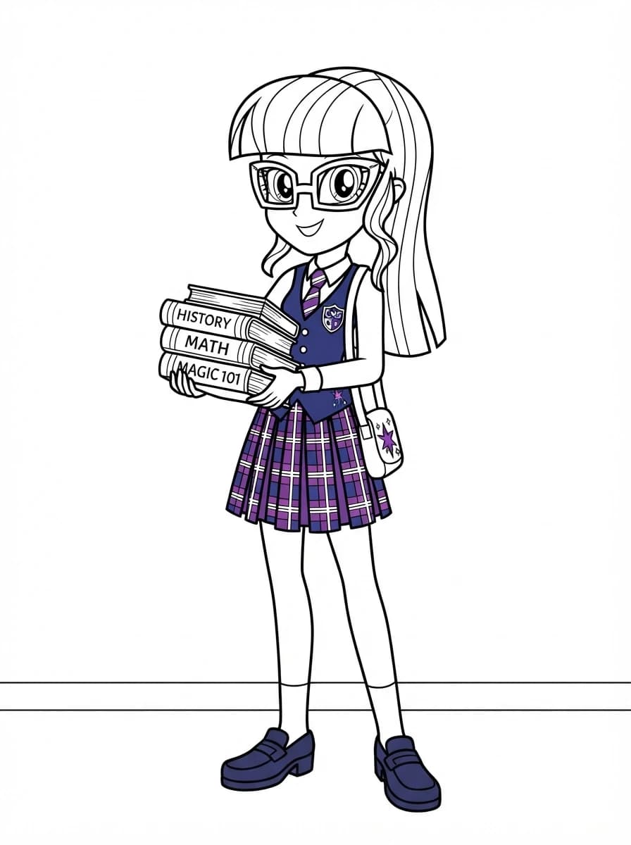 Coloriage Equestria girls