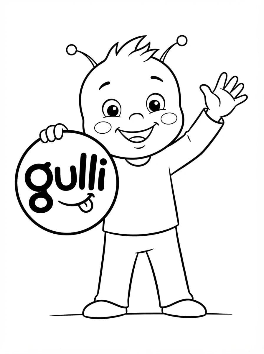 Coloriage Gulli