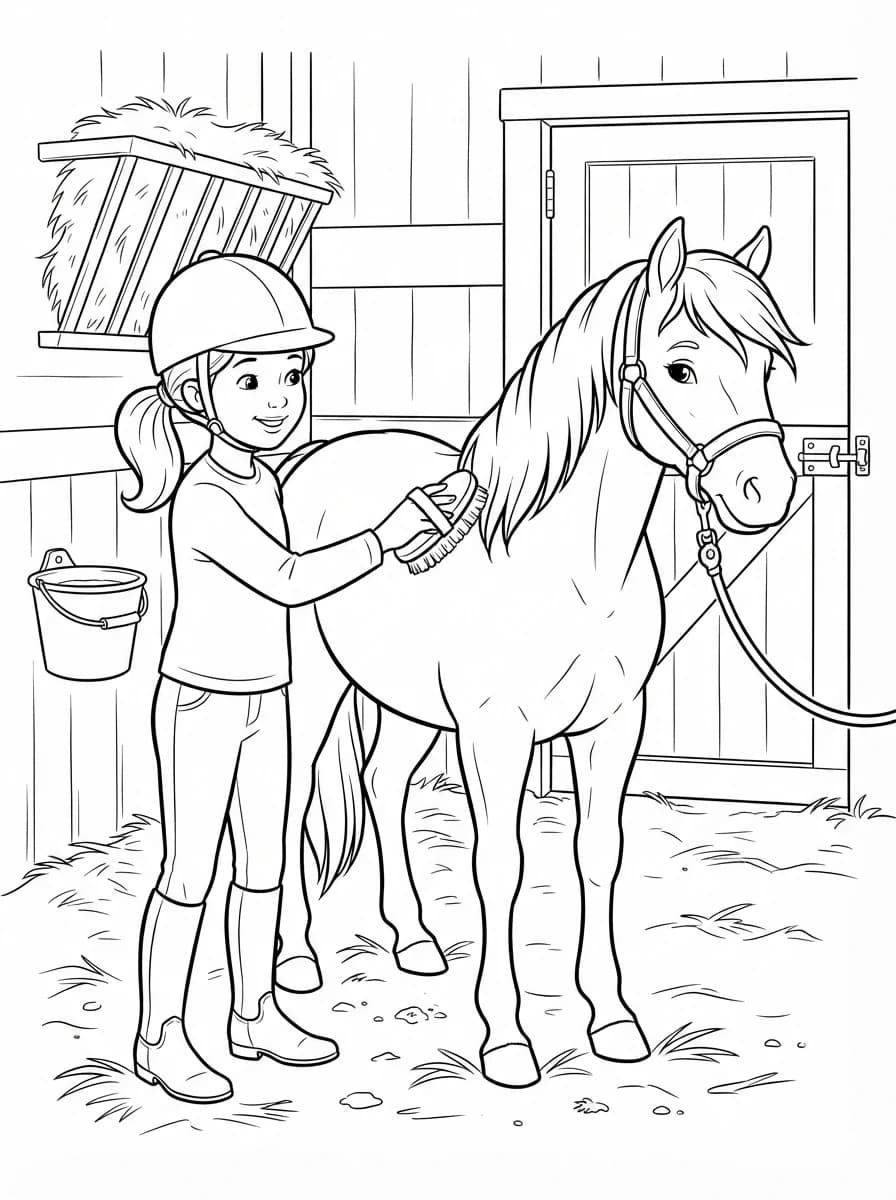 Coloriage Horseland