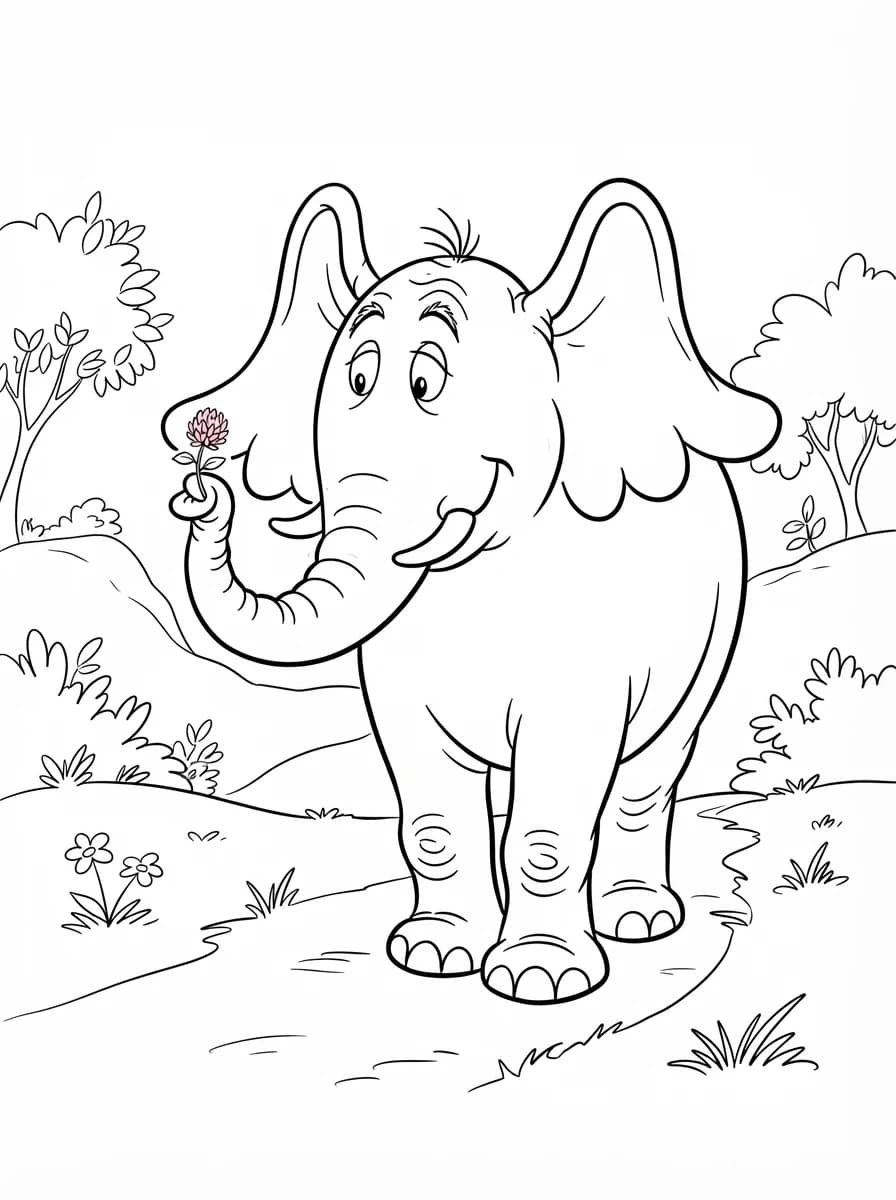 Coloriage Horton