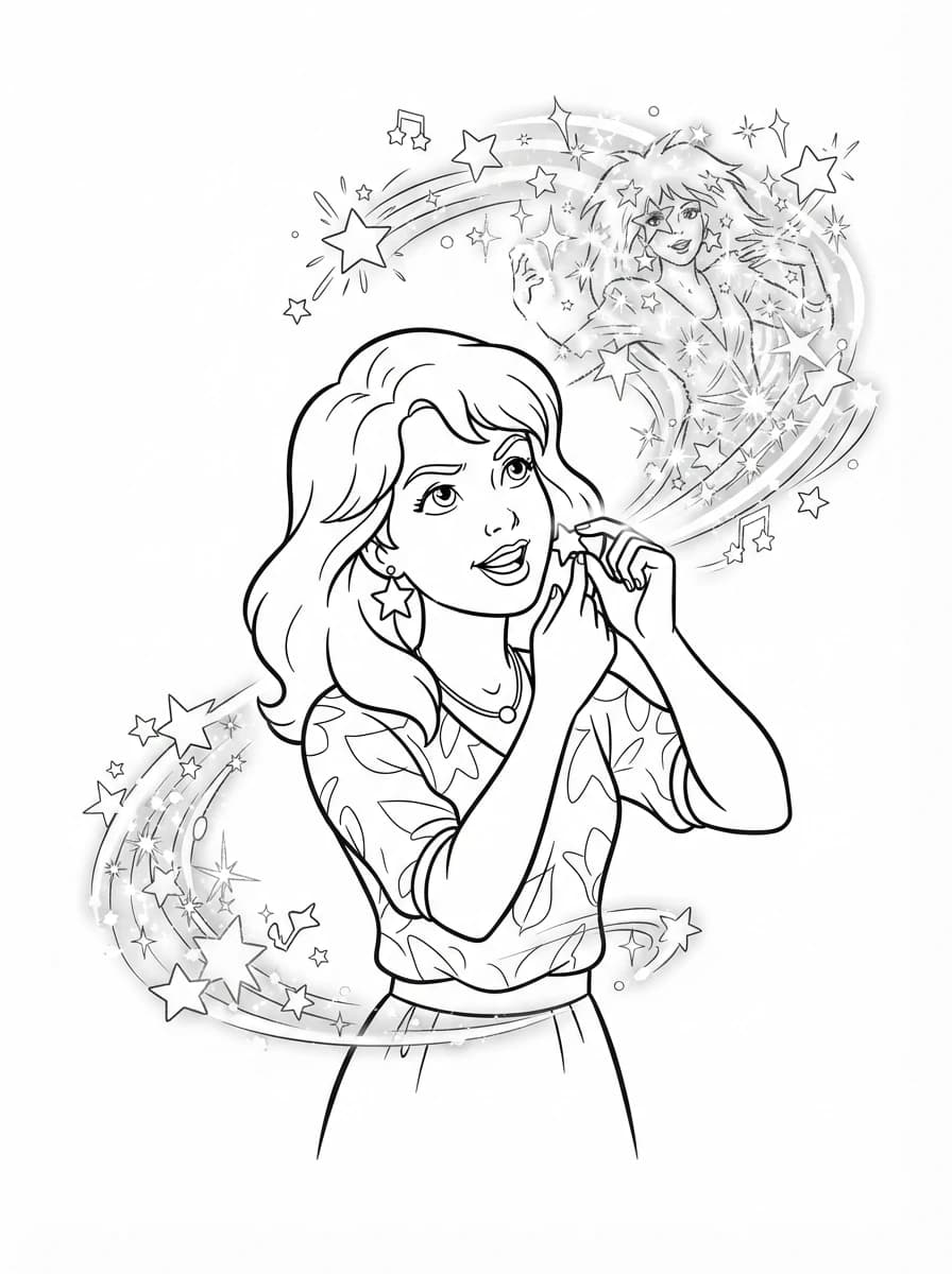 Coloriage Jem et les Hologrammes