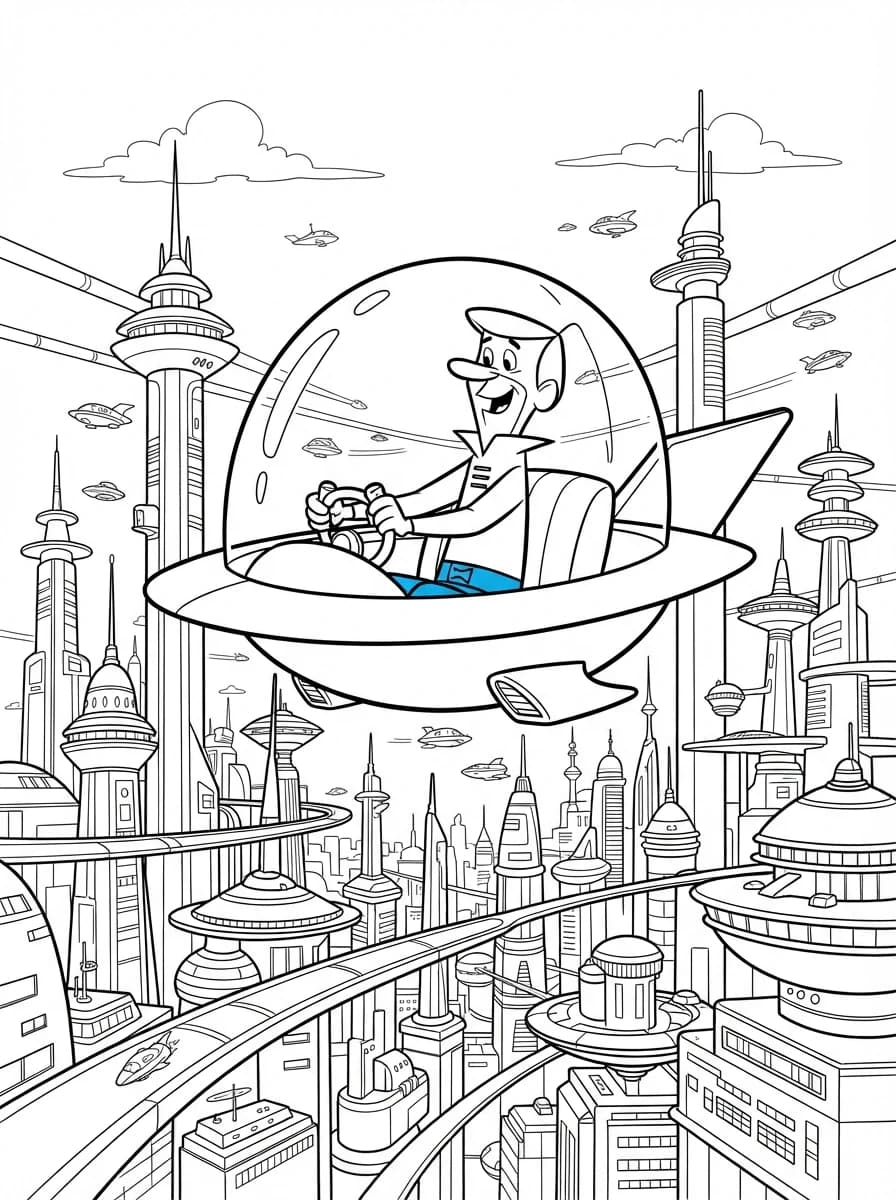Coloriage Les Jetson