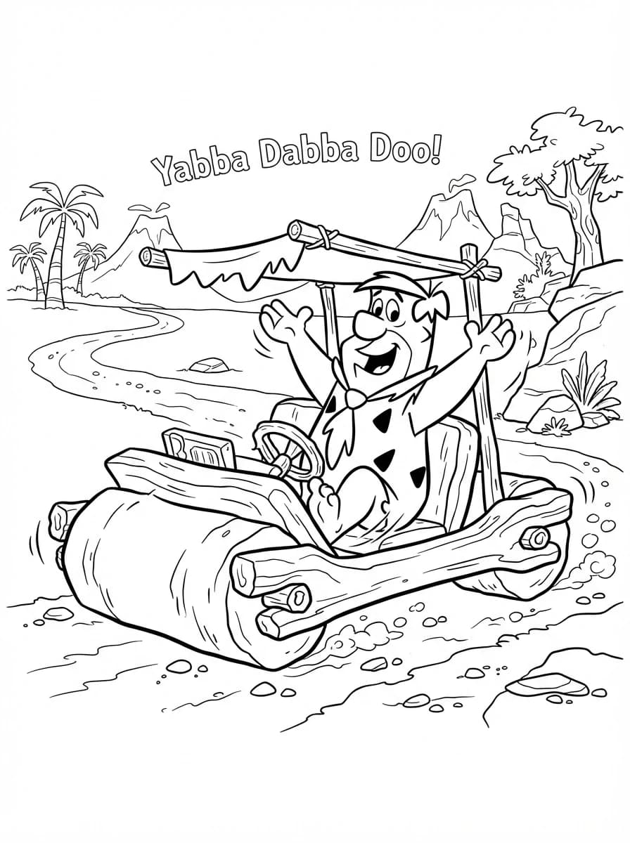 Coloriage Les Pierrafeu