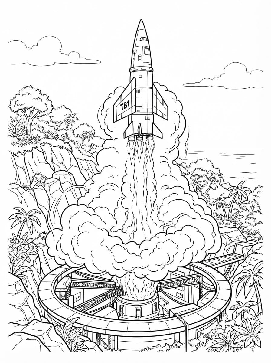 Coloriage Les Sentinelles de l'air