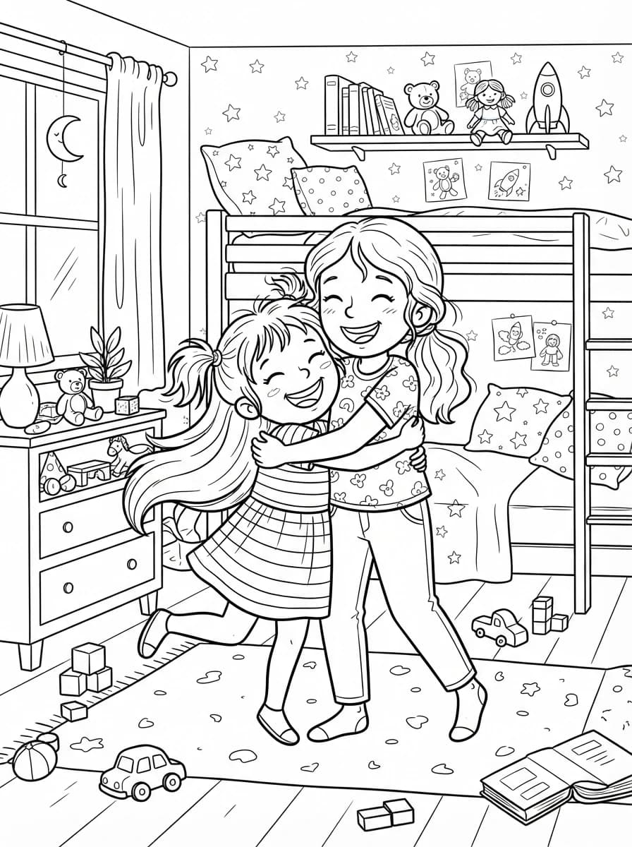 Coloriage Les Sisters