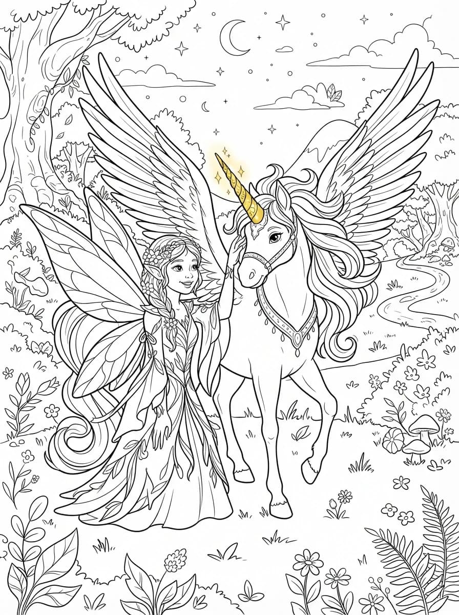Coloriage Mia et moi