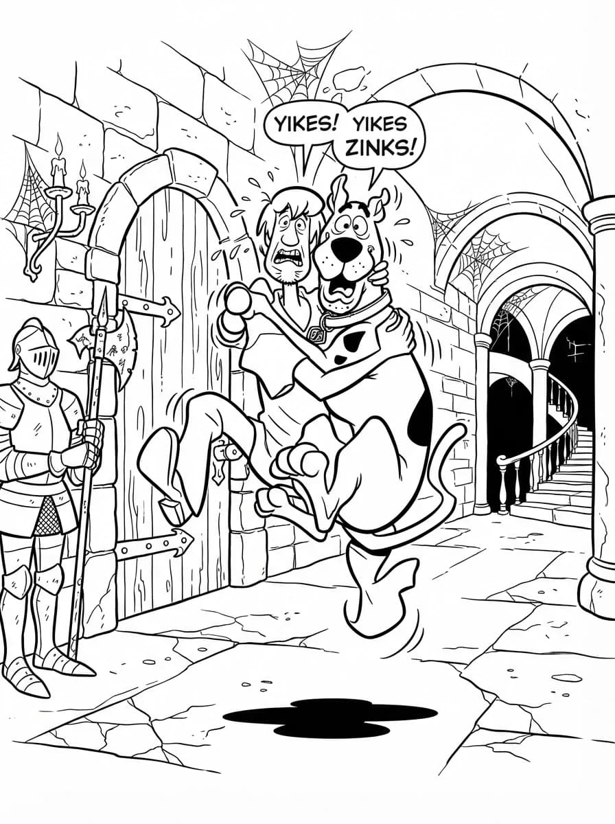 Coloriage Scooby doo