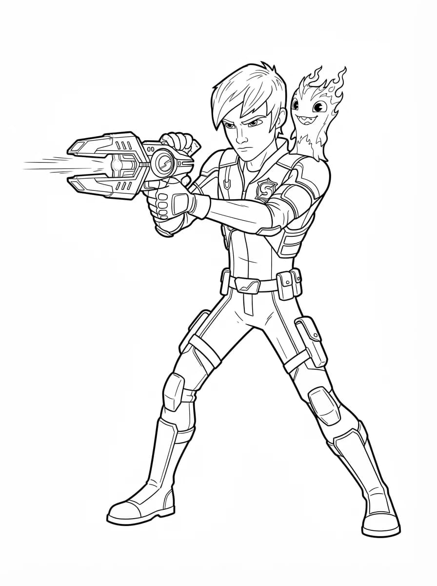 Coloriage Slugterra