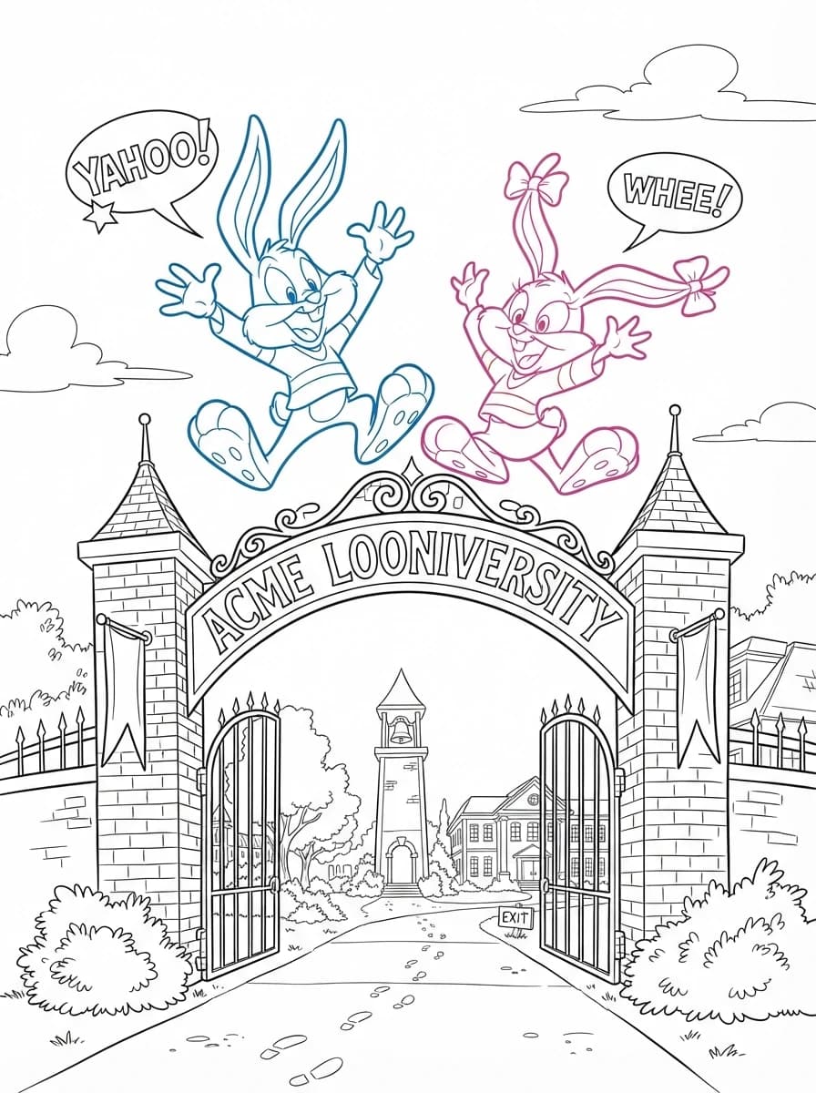Coloriage Tiny Toons
