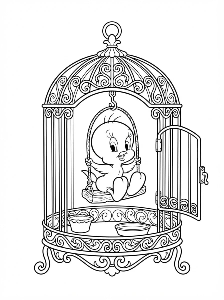 Coloriage Titi