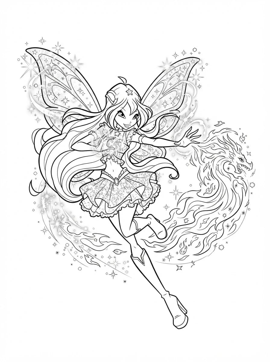 Coloriage Winx