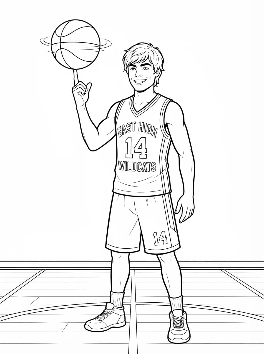 Coloriage High School Musical