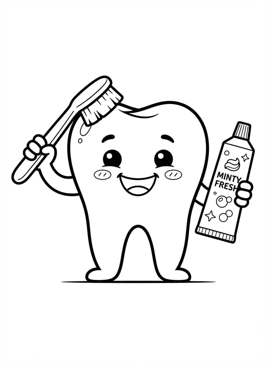 Coloriage Dents