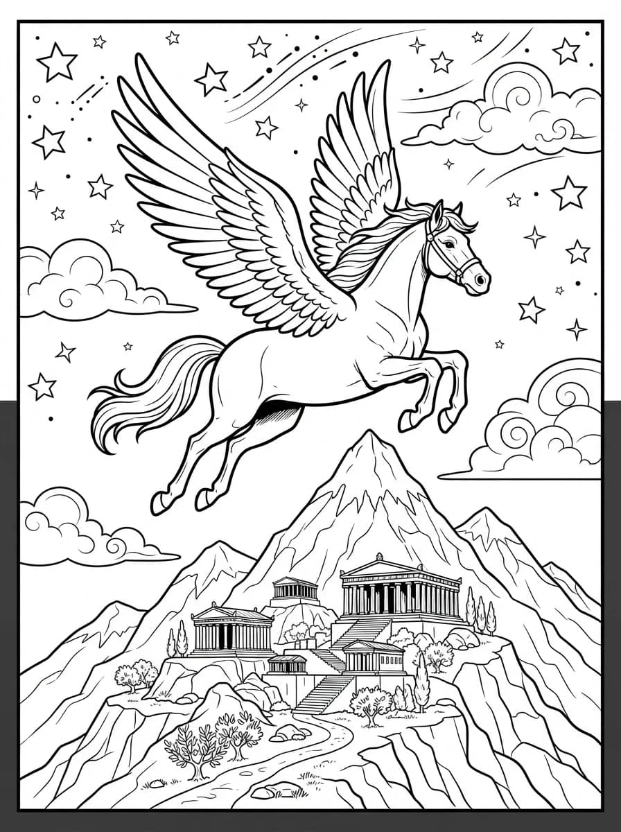 Coloriage Mythologie