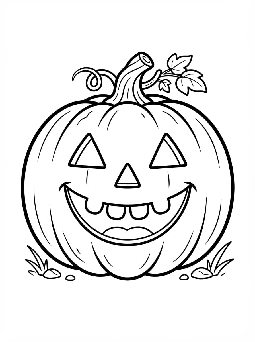 Coloriage Citrouille