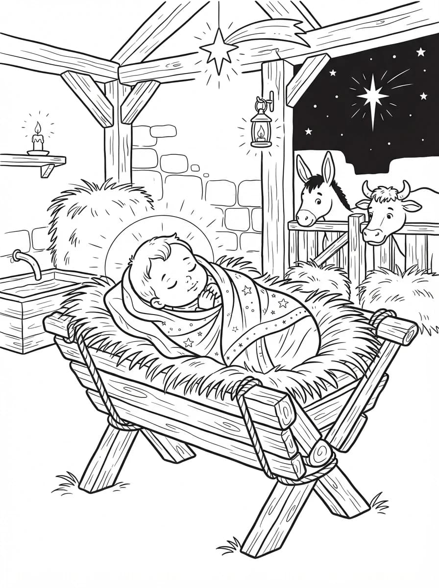 Coloriage Jésus