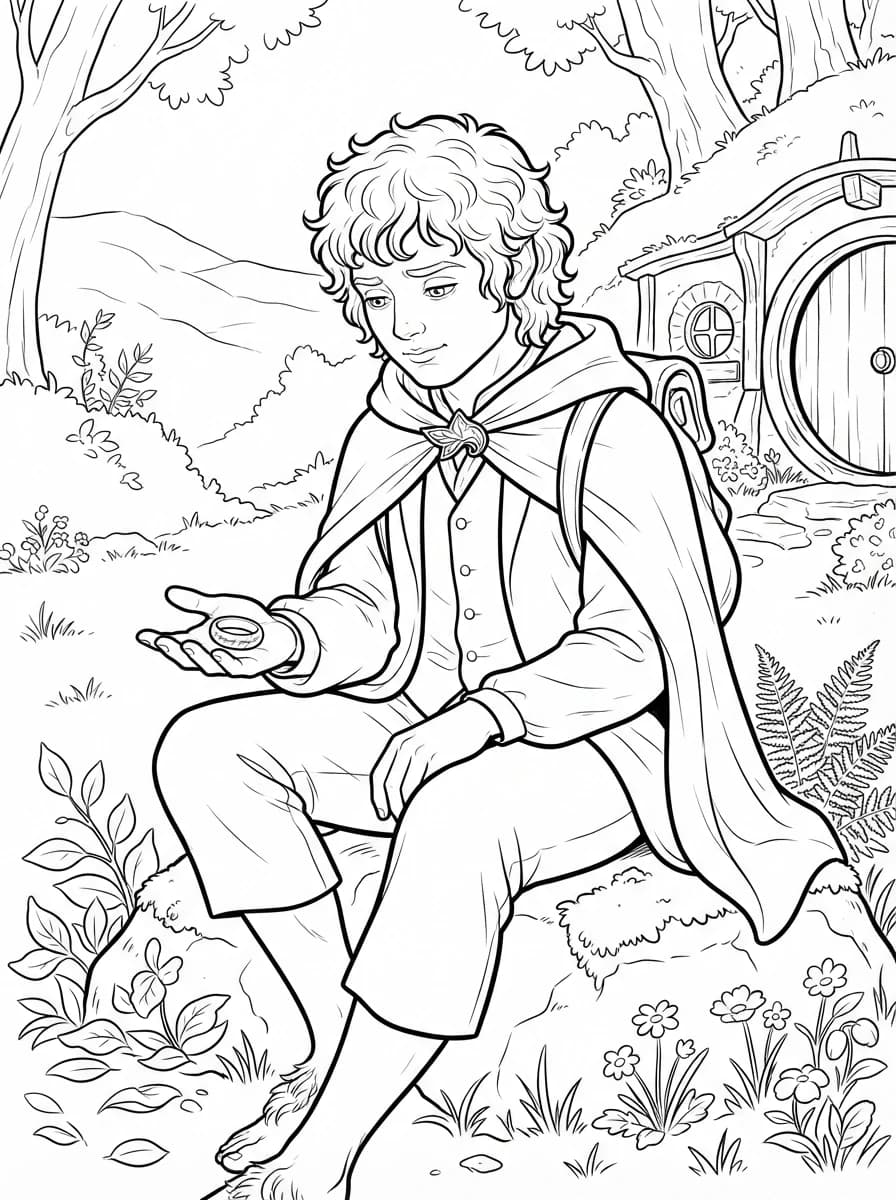 Coloriage Le Seigneur des anneaux
