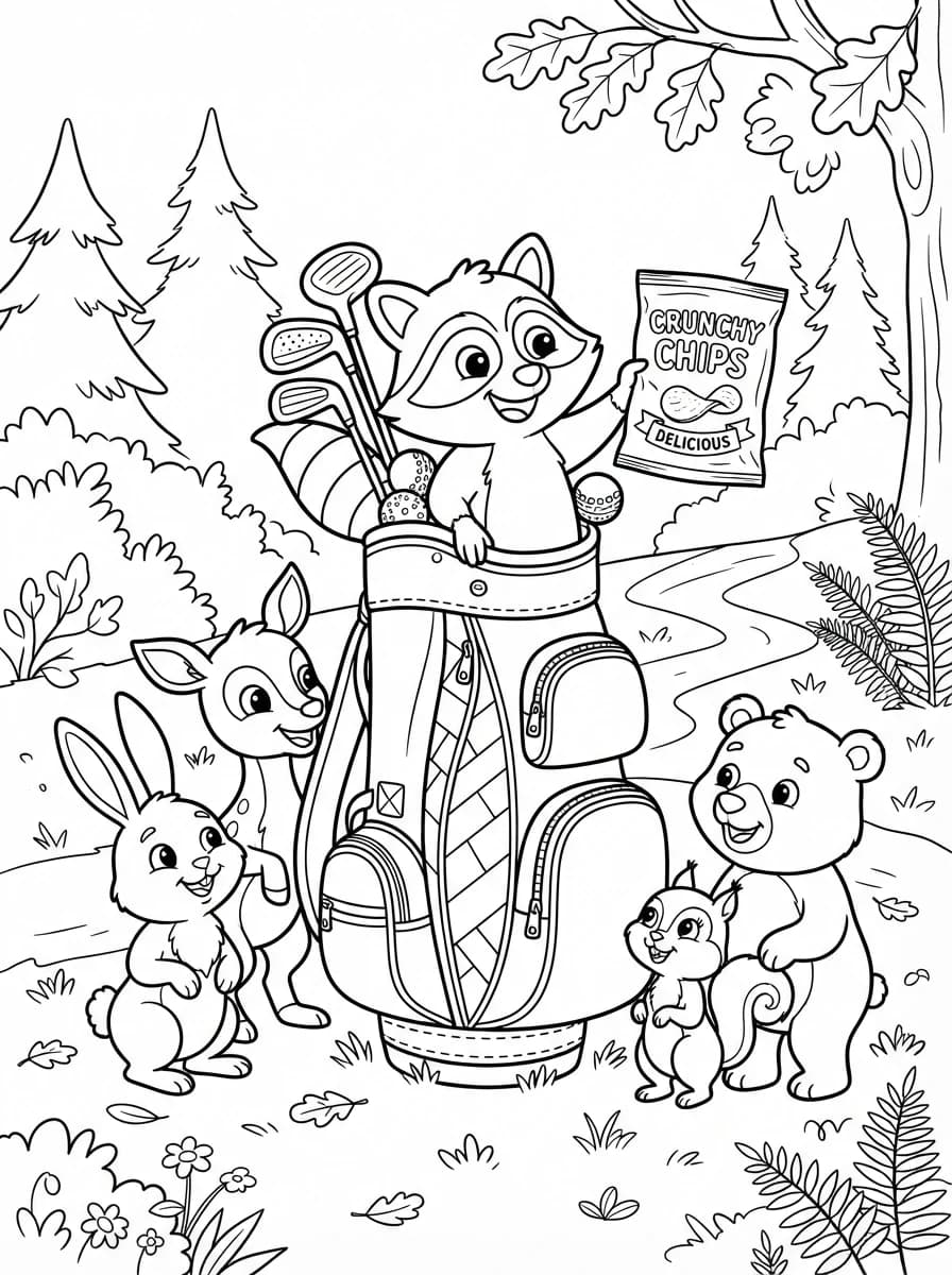 Coloriage Nos voisins, les hommes