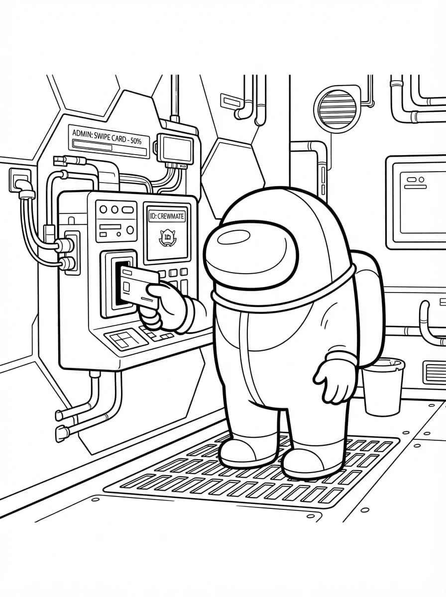 Coloriage Among us