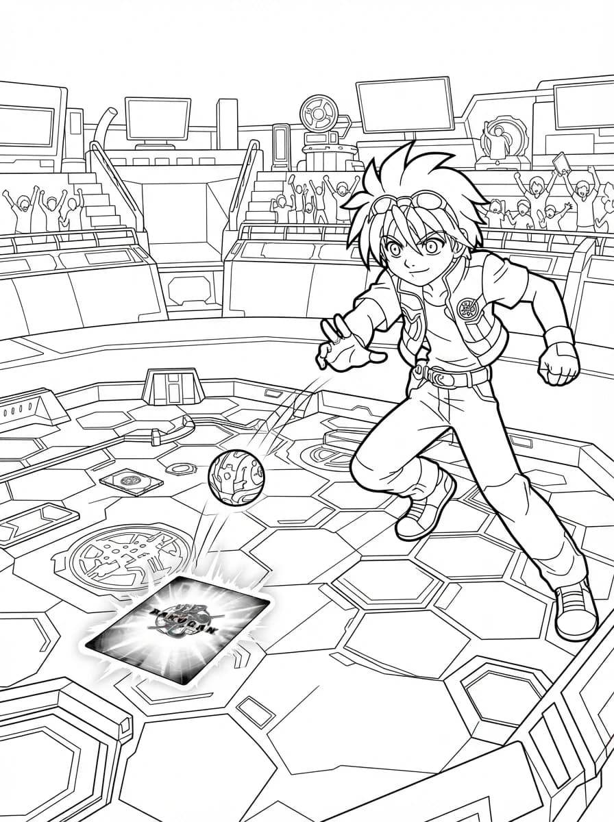 Coloriage Bakugan