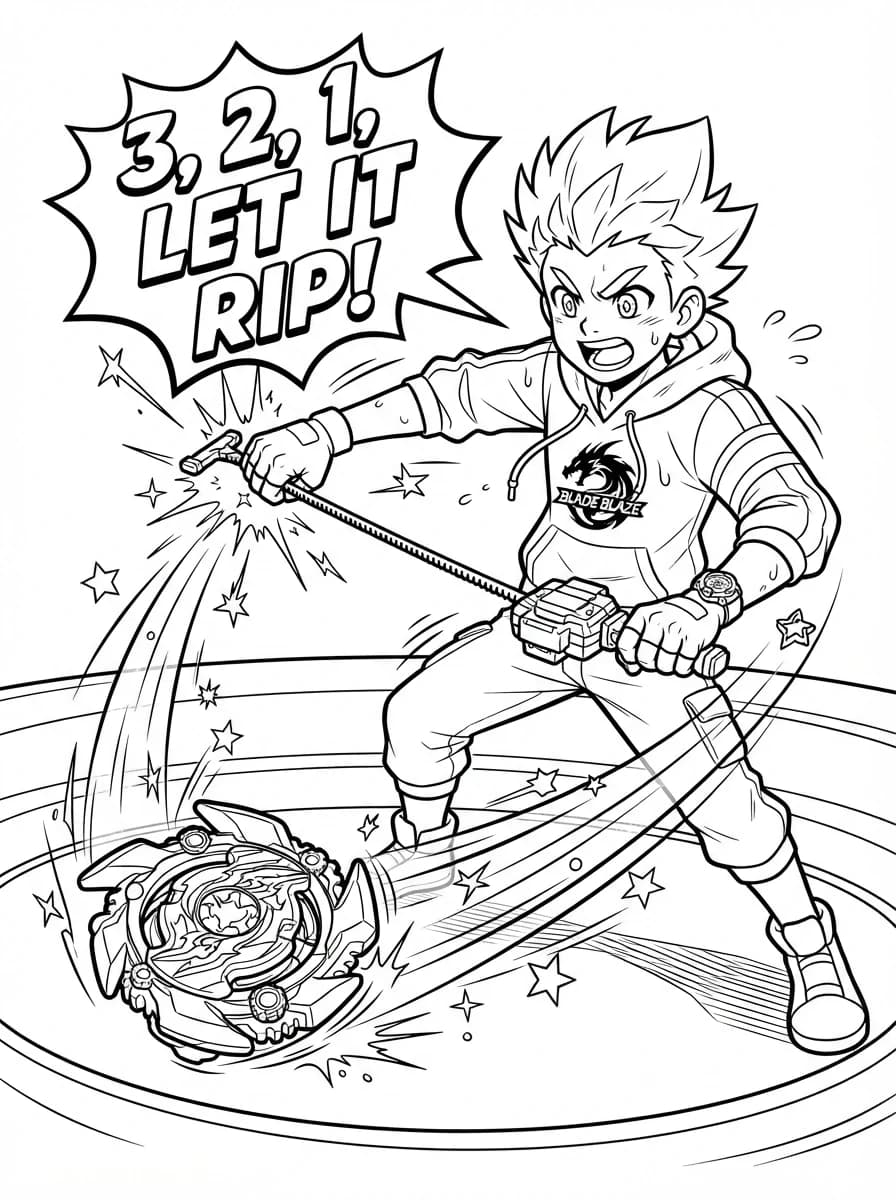 Coloriage Beyblade