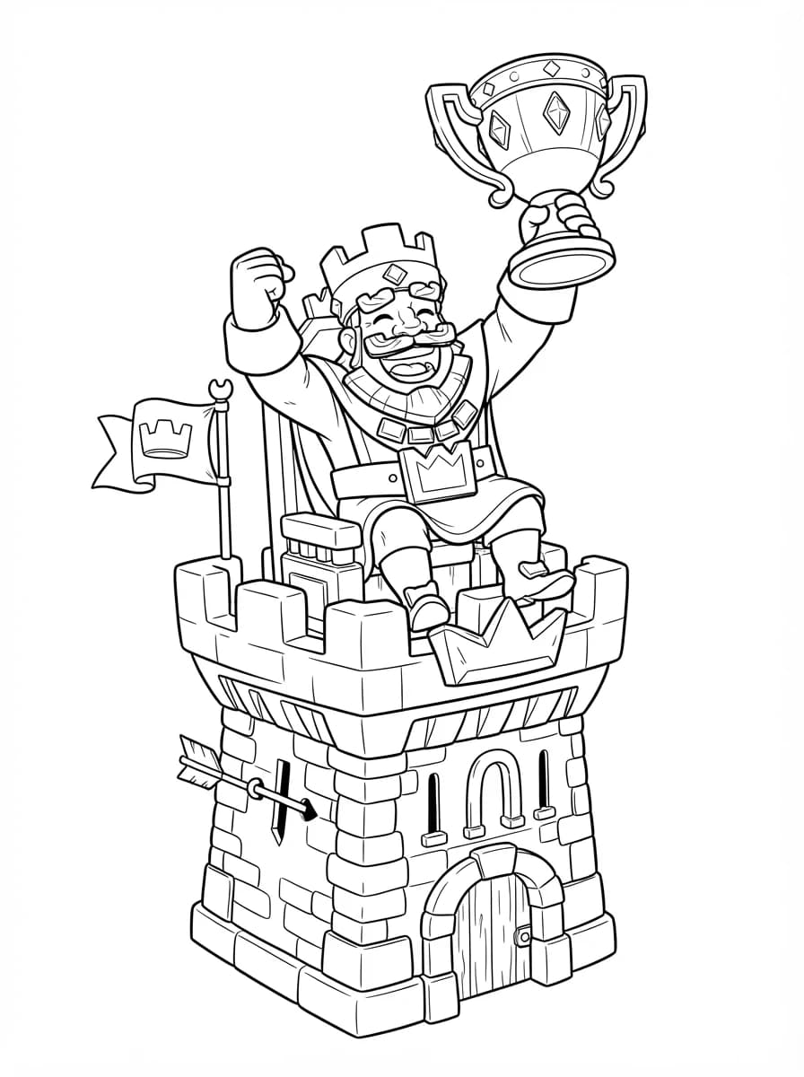Coloriage Clash royale