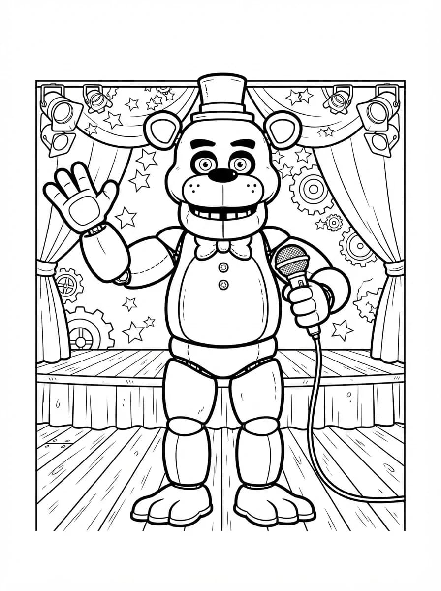 Coloriage FNAF