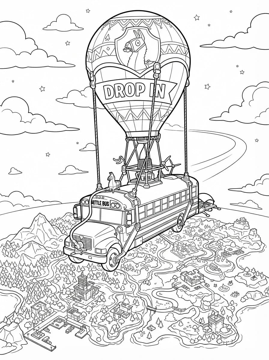 Coloriage Fortnite
