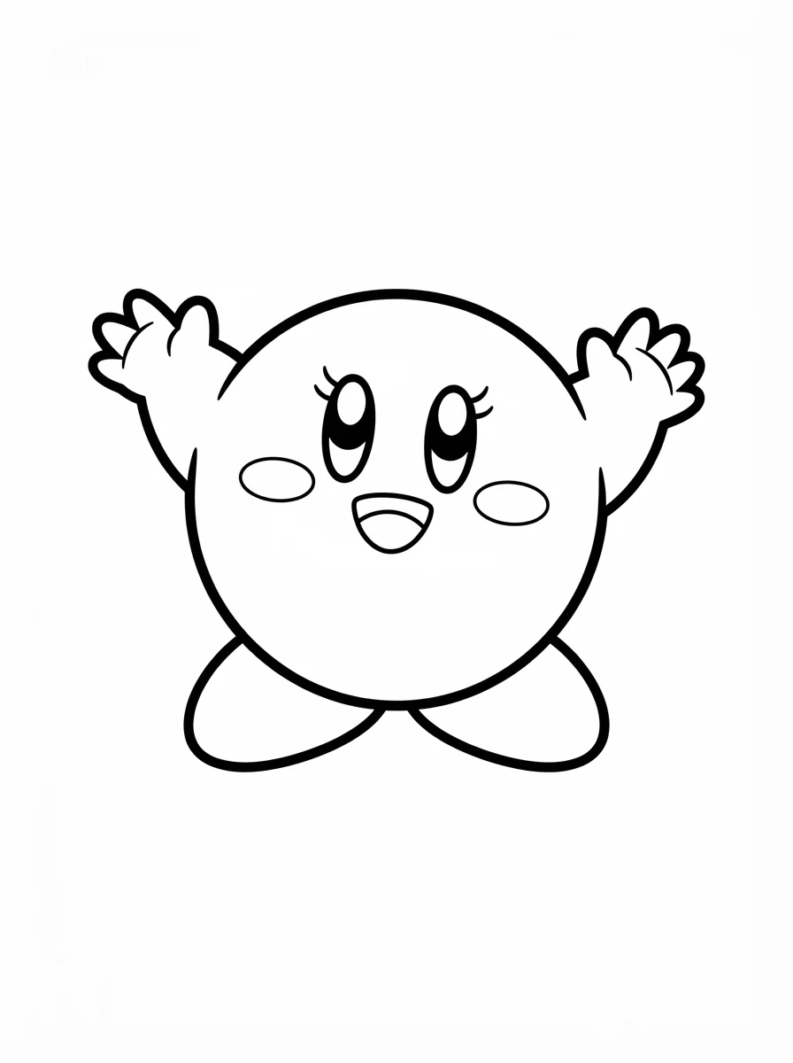 Coloriage Kirby