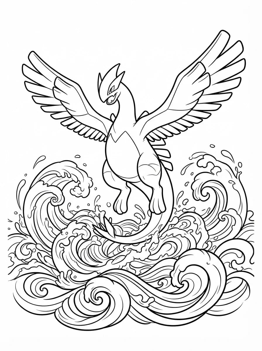 Coloriage Pokémon légendaire