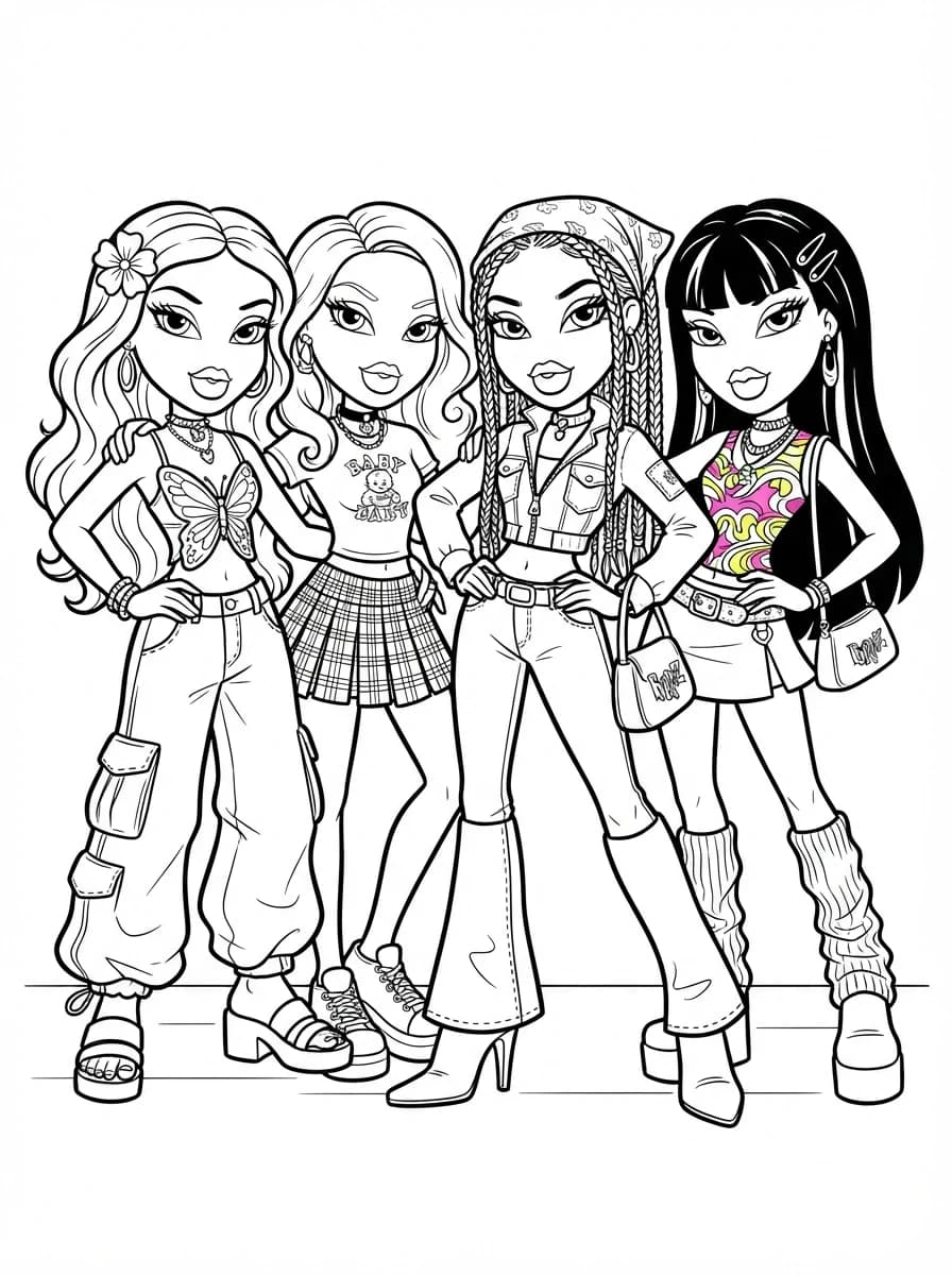 Coloriage Bratz