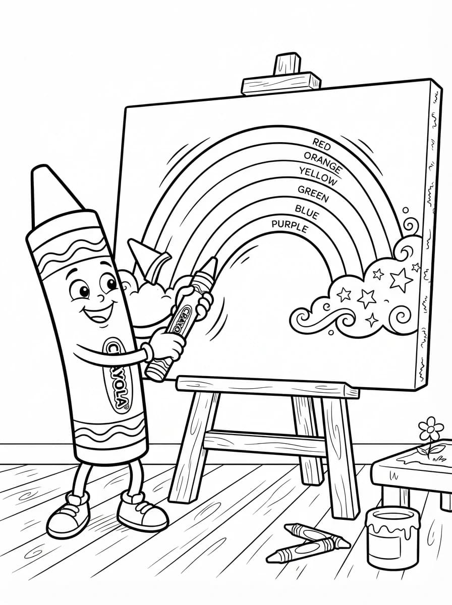 Coloriage Crayola
