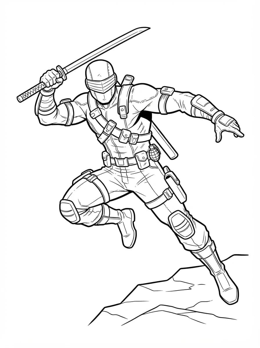 Coloriage G.I. Joe