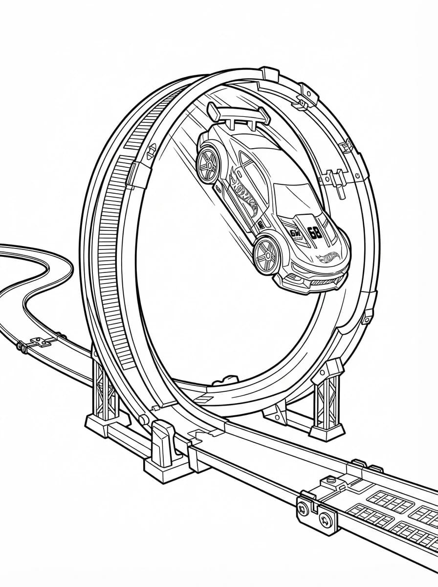 Coloriage Hot wheels