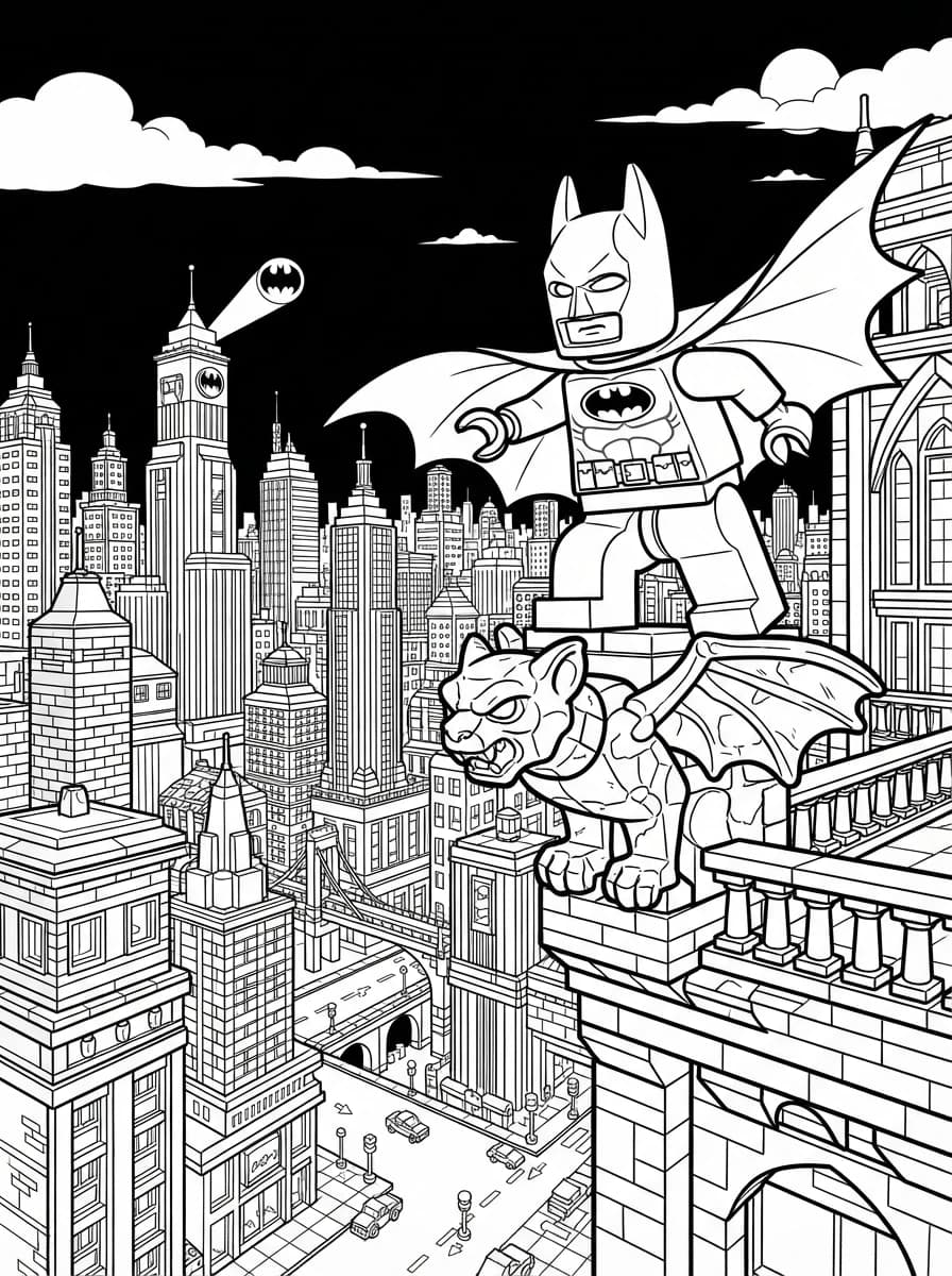 Coloriage Lego batman