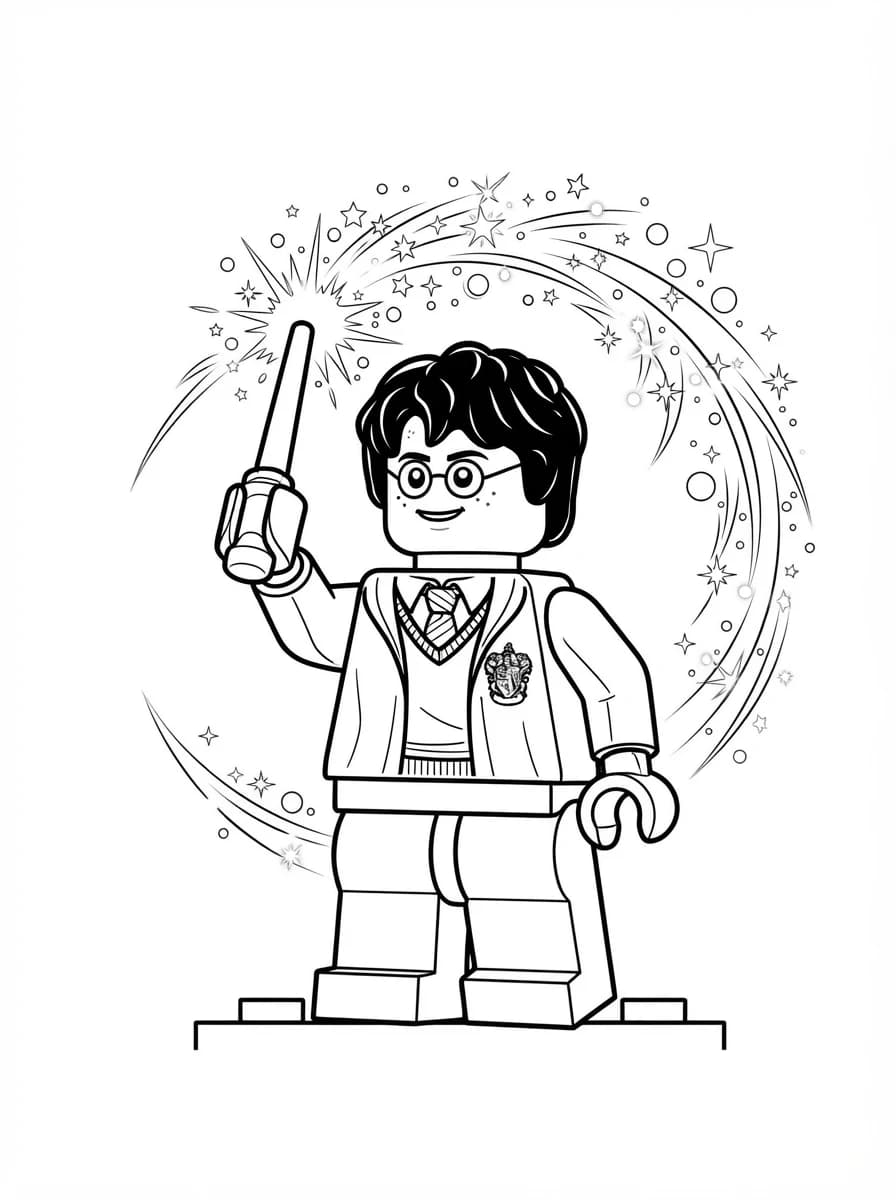 Coloriage Lego harry potter